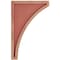 Ekena Millwork 3"W x 6 1/2"D x 10"H Large Lawson Wood Vintage Decor Corbel, Salvage Red CORWD03X06X10LWRD - alternate 2
